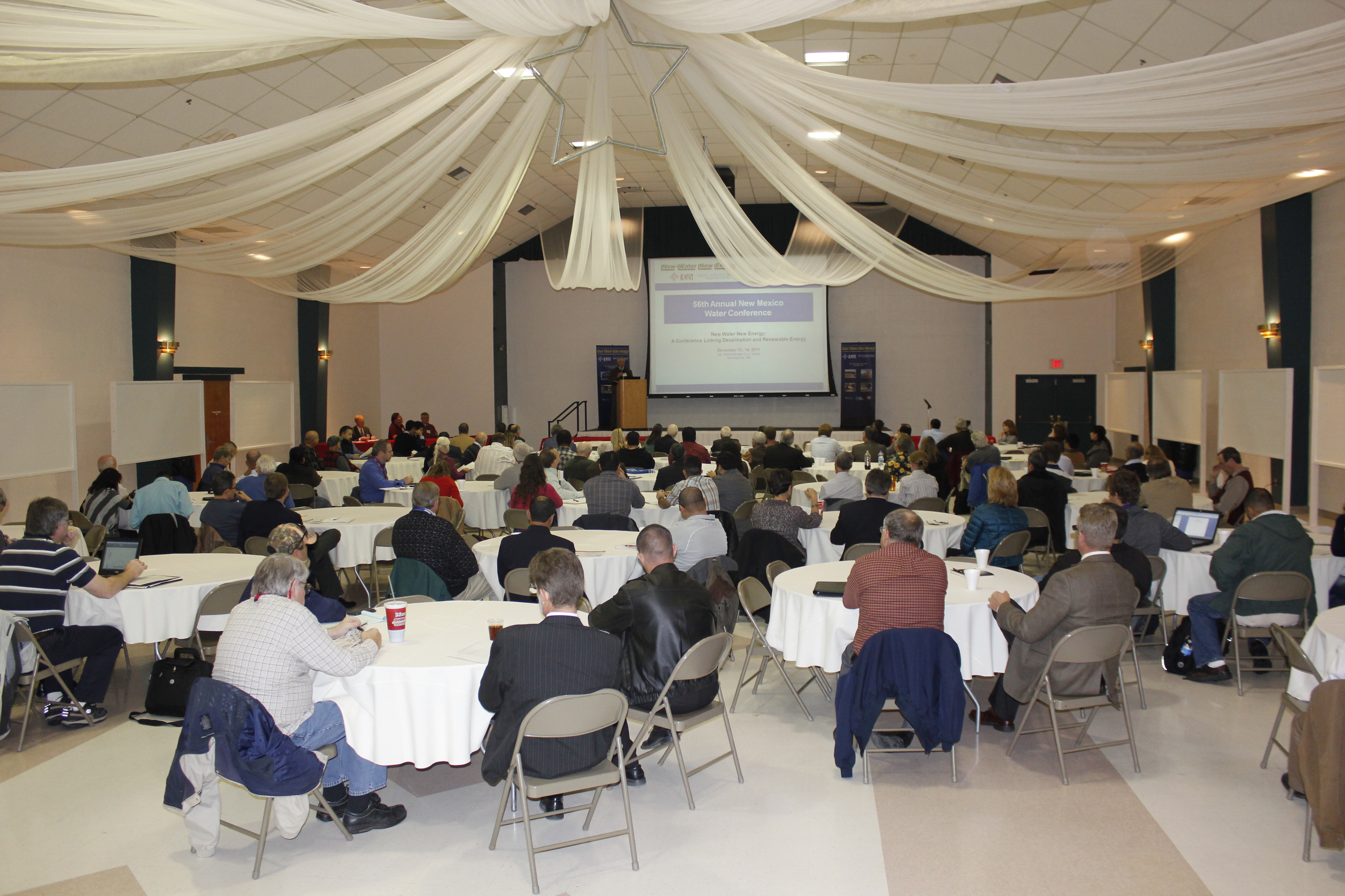 Attendees at the 56th Annual NM Water Conference on Desalination Research
