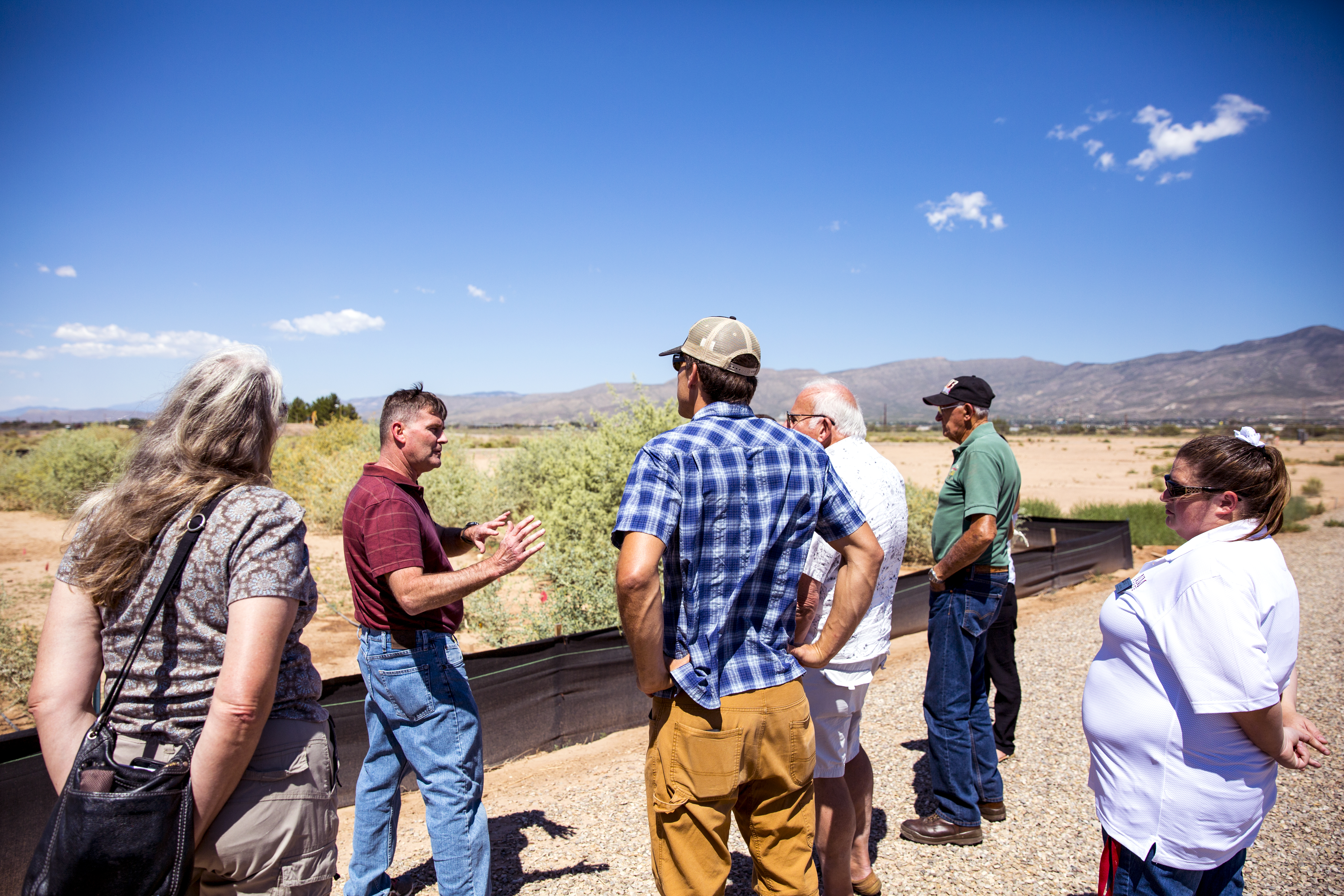 Group on a tour of BNGDRF during the 2016 BoR Conference